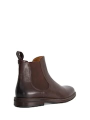 Dune London Brown Maisen Stitch Rand Chelsea Boots - Image 4 of 6
