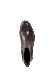 Dune London Brown Maisen Stitch Rand Chelsea Boots - Image 5 of 6