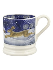 Emma Bridgewater Cream Midnight Hare 1/2 Pint Mug - Image 2 of 5