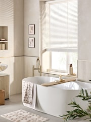 White True Made To Measure 35mm Sunwood Fauxwood Venetian Blinds - Image 6 of 6