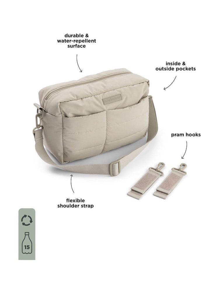 Done by Deer Sand Quilted Stroller Bag - Image 6 of 6