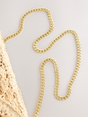 Natural Raffia Effect Clutch Bag - Image 7 of 8