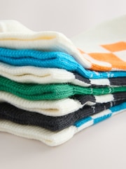 Monochrome Cotton Rich Trainer Socks 7 Pack - Image 3 of 3