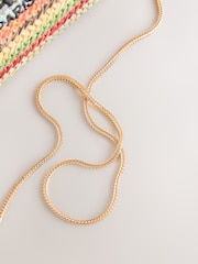 Multicolour Stripe Snap Clutch Bag - Image 6 of 9