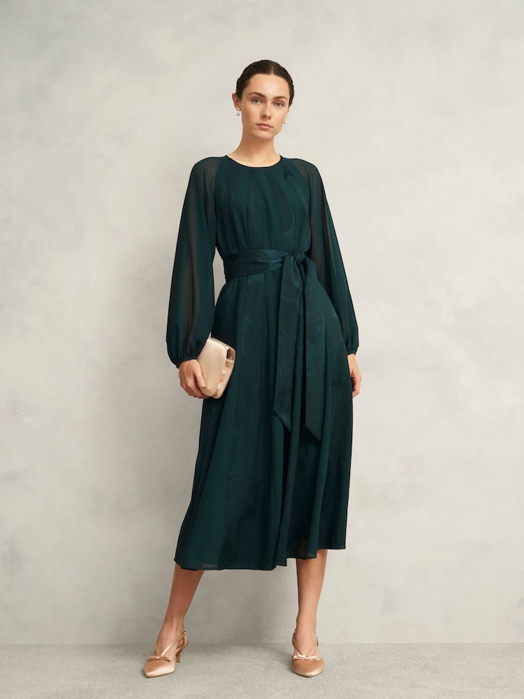 Hobbs Green Loren Dress - Image 1 of 4