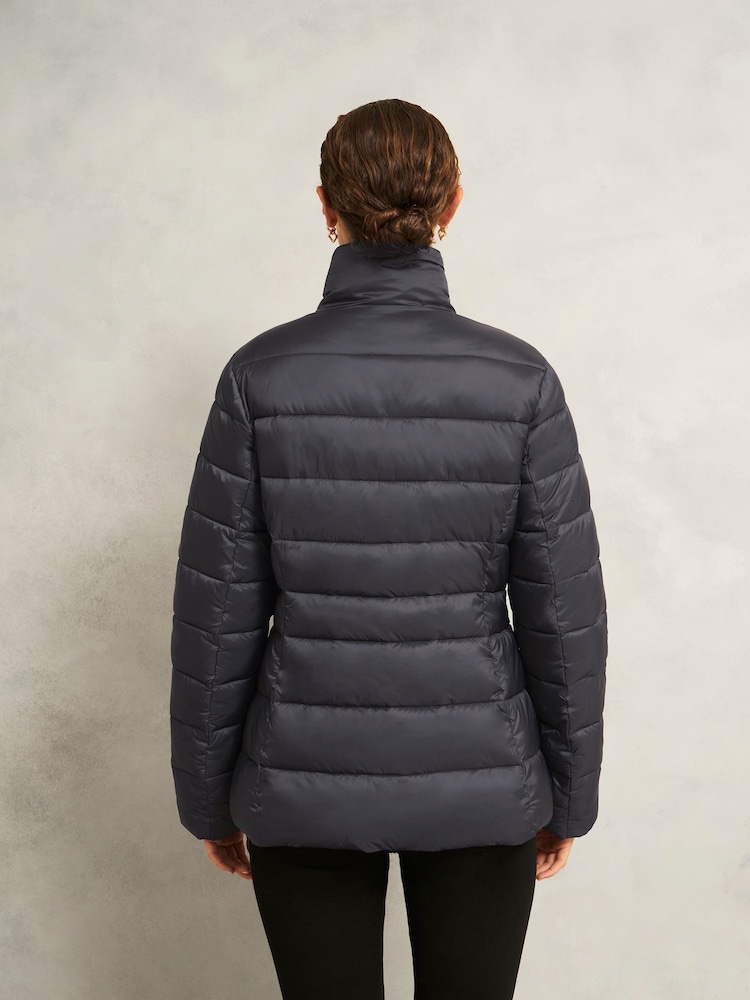 Hobbs Grey Petite Tana Puffer Jacket - Image 2 of 4