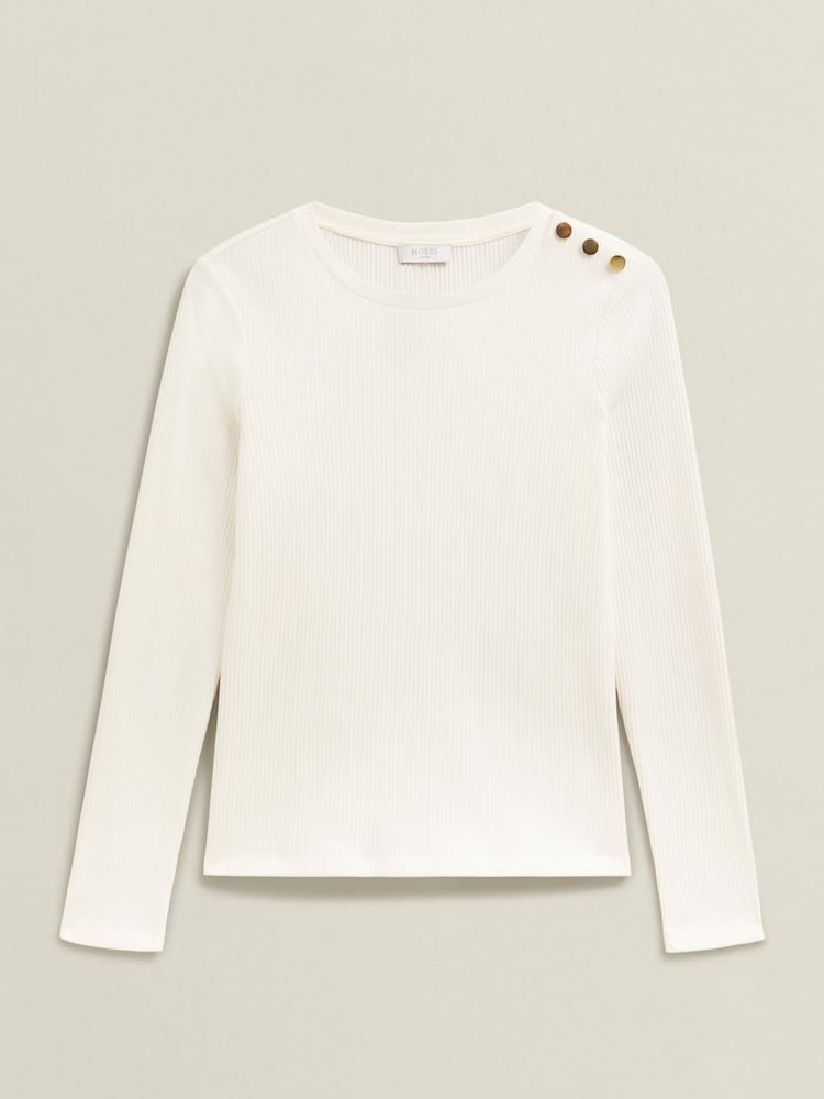Hobbs White Tamsin Top - Image 4 of 4