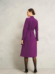 Hobbs Purple Violet Dress - Image 2 of 4