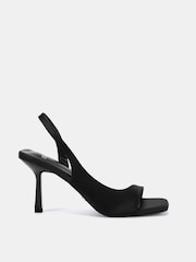 Novo Black Wide Fit Wide Fit Leah Slingback Sandals - Image 2 of 6