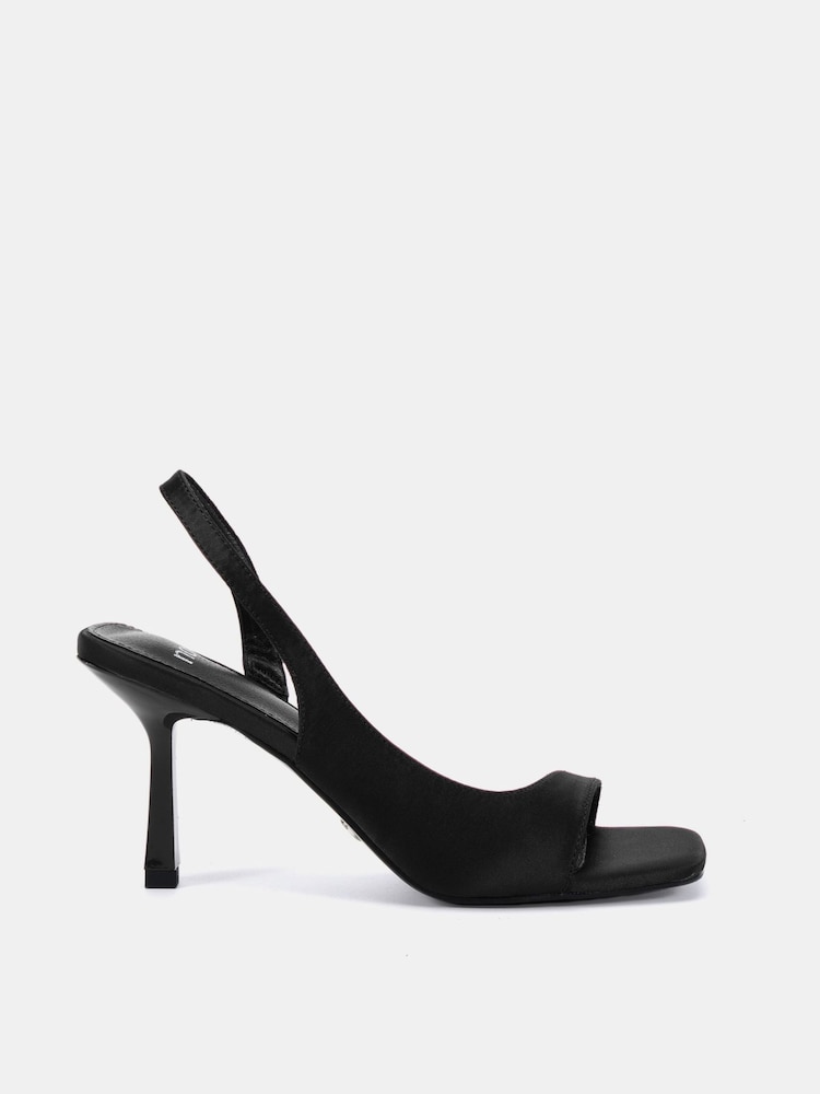 Novo Black Wide Fit Wide Fit Leah Slingback Sandals - Image 2 of 6
