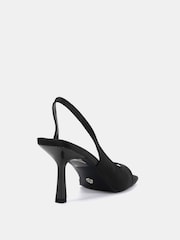 Novo Black Wide Fit Wide Fit Leah Slingback Sandals - Image 4 of 6