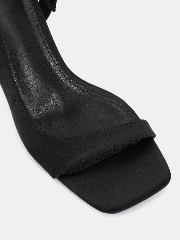 Novo Black Wide Fit Wide Fit Leah Slingback Sandals - Image 6 of 6