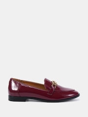 Novo Red Wide Fit Celeste Ring Trim Loafers - Image 2 of 6