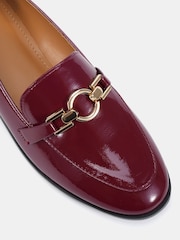 Novo Red Wide Fit Celeste Ring Trim Loafers - Image 6 of 6