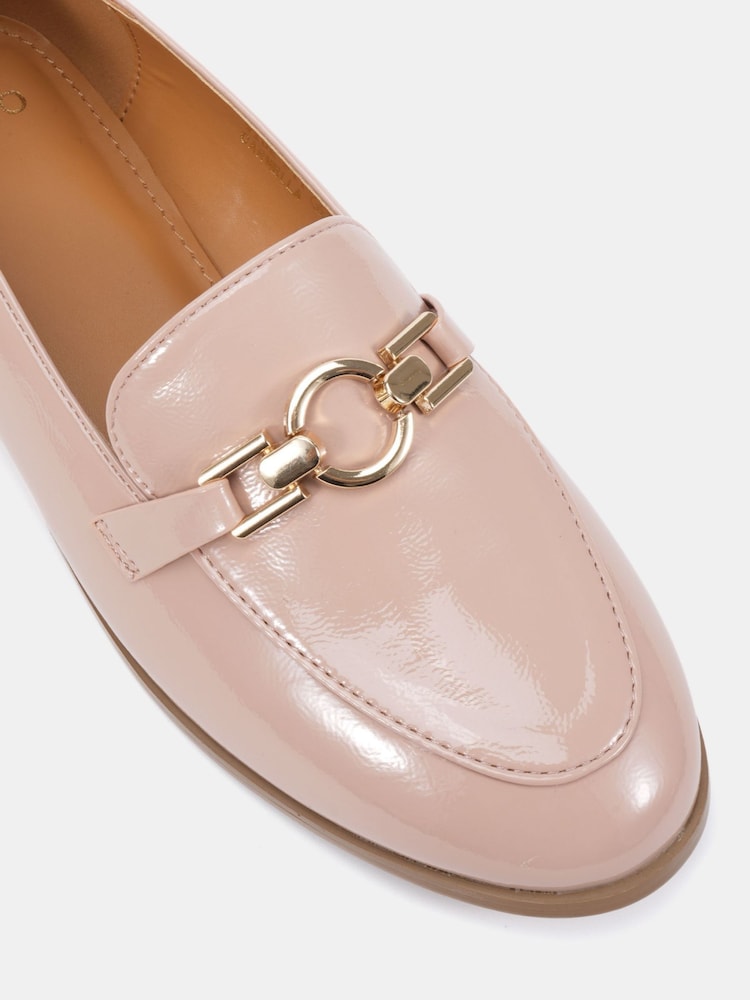 Novo Nude Wide Fit Celeste Ring Trim Loafers - Image 6 of 6