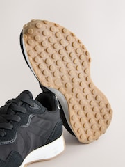 Black/White Lace-Up Lifestyle Trainers - Image 6 of 6