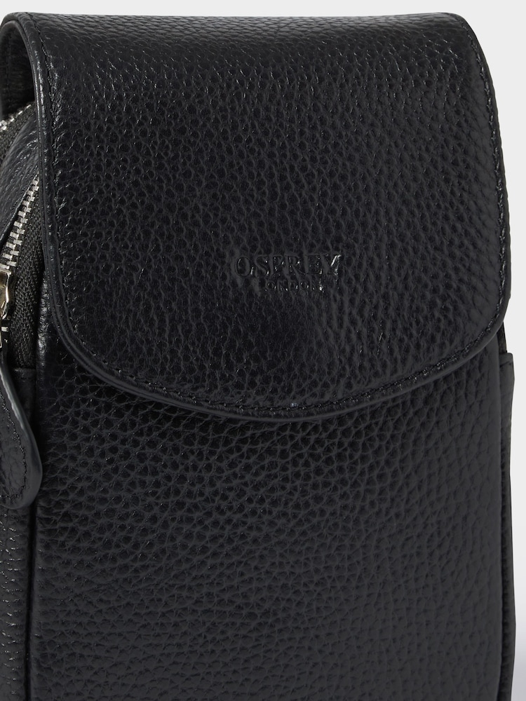 Osprey London The Sprinter Leather Phone Bag - Image 5 of 5 Osprey London The Sprinter Leather Phone Bag - Image 5 of 5