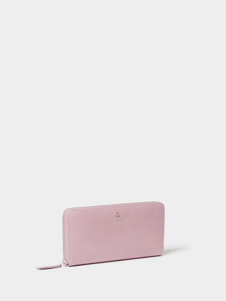 Osprey London Purple The Wentworth Large Leather Zip Around Purse - Image 2 of 5 Osprey London Purple The Wentworth Large Leather Zip Around Purse - Image 2 of 5