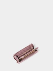 Osprey London Purple The Wentworth Large Leather Zip Around Purse - Image 5 of 5