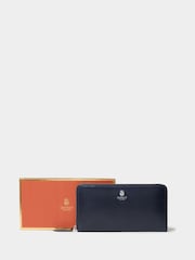 Osprey London Purple The Wentworth Large Leather Zip Around Purse - Image 1 of 5