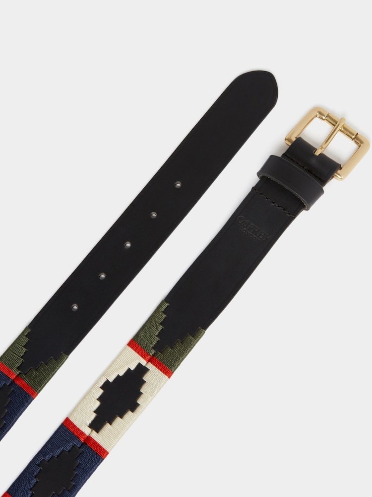 Osprey London Blue The Mendoza Leather Belt - Image 3 of 3 Osprey London Blue The Mendoza Leather Belt - Image 3 of 3
