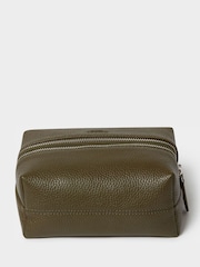 Osprey London The Double Zip Small Leather  Washbag - Image 3 of 5