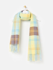 Oliver Bonas Checked Midweight Tassel Scarf - Imagen 1 de 5