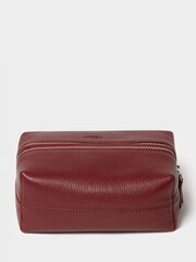 Osprey London The Double Zip Small Leather  Washbag - Image 3 of 5