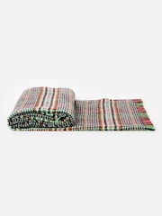 Oliver Bonas Brown Tartan Midweight Scarf - Image 3 of 6