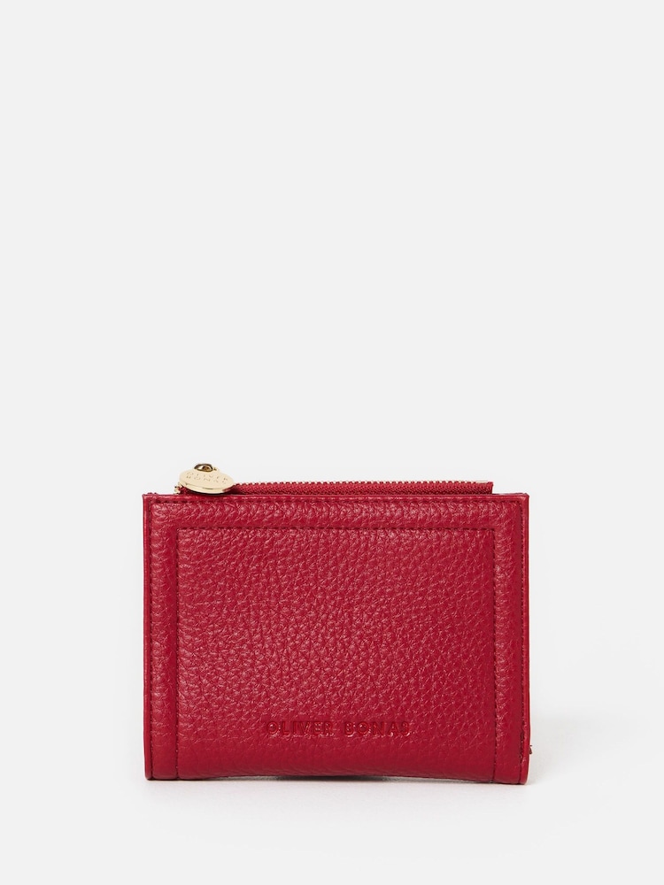 Oliver Bonas Red Zipped Purse - Image 1 of 5 Oliver Bonas Red Zipped Purse - Image 1 of 5