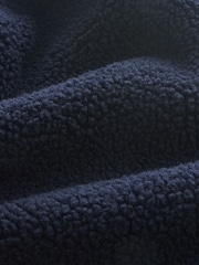 Navy Active Borg Jacket - Image 3 of 4