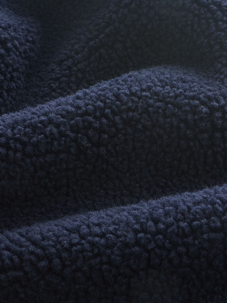 Navy Blue Active Borg Jacket - Image 9 of 9 Navy Blue Active Borg Jacket - Image 9 of 9