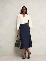 Hobbs Midnight Navy Leila Suede Courts - Image 3 of 6