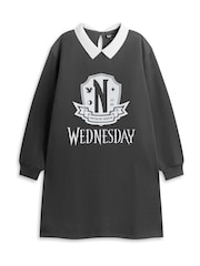 Vanilla Underground Black Wednesday Unitas Est Invicta Sweatshirt Dress - Image 1 of 6