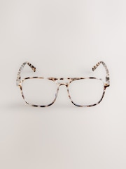 Tortoiseshell Brown Blue Light Glass - Image 5 of 6