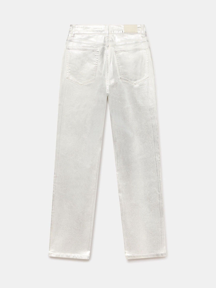 Mint Velvet Silver Slim Leg Jeans - Image 8 of 8