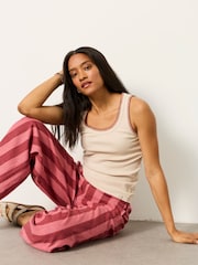 بيج فاتح - FatFace Stitch Detail Ribbed Vest - Image 4 of 7