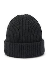 AllSaints Blue Traveling Rib Beanie - Image 2 of 4