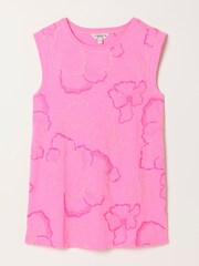 Rosa - FatFace Embroidered Sleeveless Tank Top - Bild 5 von 5