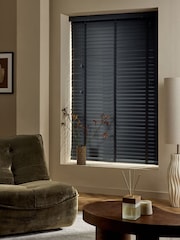 Grey Empire Made To Measure 50mm Starwood 25mm Dusk Taped Venetian Blinds - Image 2 of 6