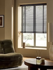 Grey Empire Made To Measure 50mm Starwood 25mm Dusk Taped Venetian Blinds - Image 6 of 6