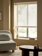 White Glacier Made To Measure 50mm Starwood Venetian Blinds - Image 2 of 5