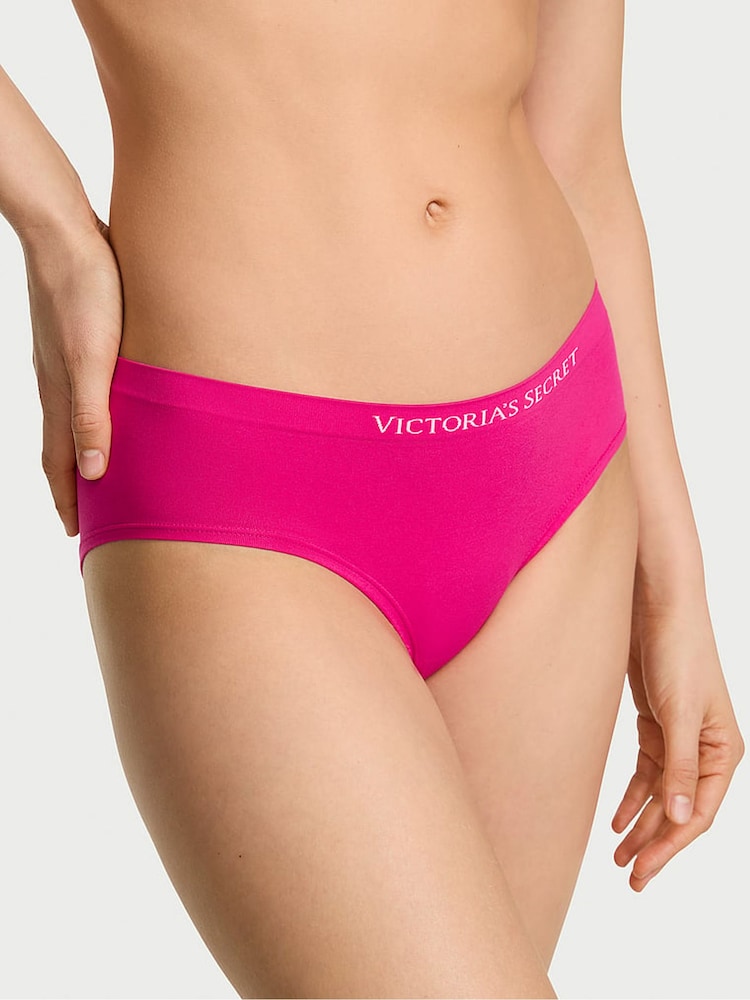 Victoria's Secret Pop Pink Hipster Knickers - Image 1 of 2