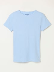 FatFace Celia Blue Short Sleeve T-Shirt - Image 6 of 6