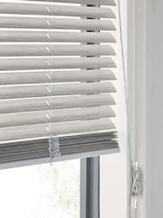Grey 9412 Made To Measure 25mm Aluminium Venetian Blinds - Image 5 of 7