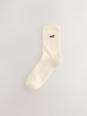 Mornarsko moder/bordo - Self. Komplet 3 parov nizkih nogavic s podloženim podplatom - Slika 3 iz 6