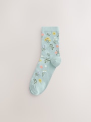 Charlie The Cockapoo Floral Ankle Socks 4 Pack - Image 5 of 7