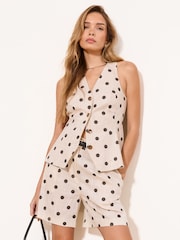 Lipsy Peplum Tailored Waistcoat - Image 1 of 5