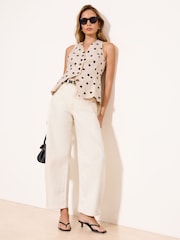 Lipsy Peplum Tailored Waistcoat - Image 4 of 5