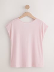 Pink Active Cross Back Cap Sleeve T-Shirt - Image 6 of 8
